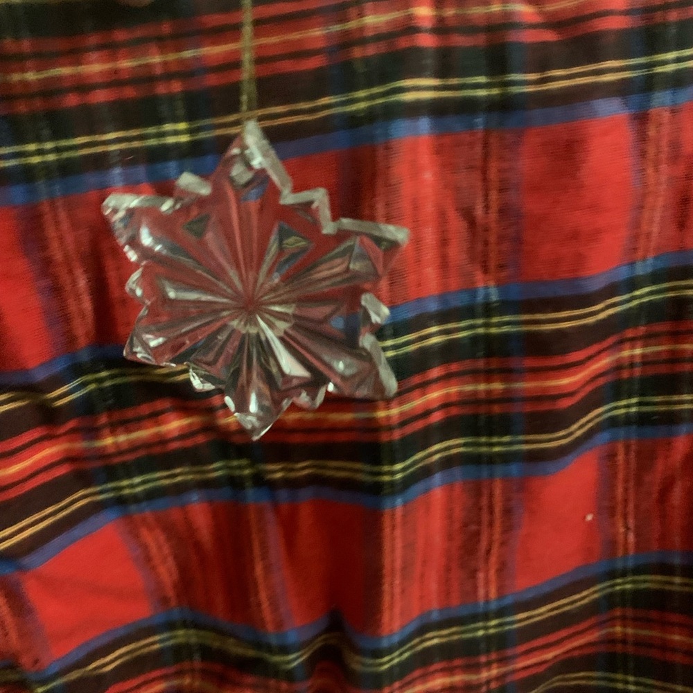 Lead Crystal Star Ornament